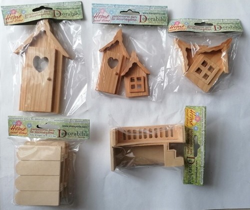Miniature legno stamperia - in,