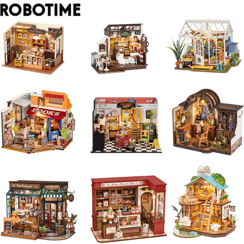 Rolife 9kits casa miniatura - 9kits,