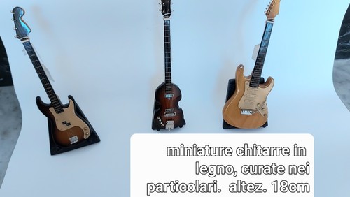 Chitarre miniature legno - chitarre,