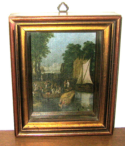Stampa antica miniatura - miniatura, del