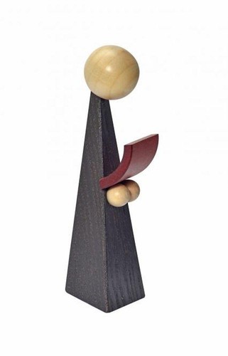 Figura legno cantante - in,
